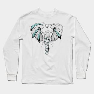 Poetic Elephant Long Sleeve T-Shirt